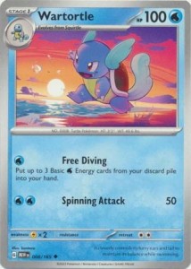 Pokemon 151 Wartortle - 008/165 - Uncommon