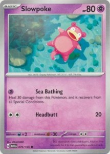 Pokemon 151 Slowpoke - 079/165 - Common