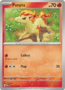 Pokemon 151 Ponyta - 077/165 - Common