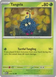 Pokemon 151 Tangela - 114/165 - Common