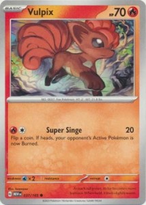 Pokemon 151 Vulpix - 037/165 - Common