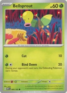 Pokemon 151 Bellsprout - 069/165 - Common