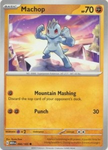Pokemon 151 Machop - 066/165 - Common