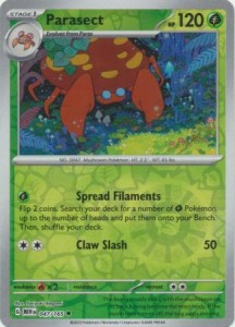 Pokemon 151 Parasect - 047/165 - Uncommon Reverse Holo