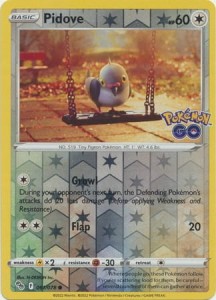Pidove - 061/078 - Common Reverse Holo - Pokemon GO