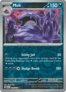 Pokemon 151 Muk - 089/165 - Uncommon Reverse Holo