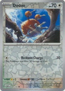 Pokemon 151 Doduo - 084/165 - Common Reverse Holo