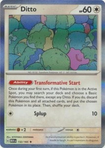 Pokemon 151 Ditto - 132/165 - Holo Rare