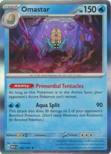 Pokemon 151 Omastar - 139/165 - Holo Rare