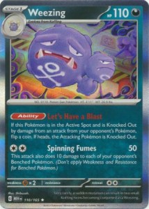 Pokemon 151 Weezing - 110/165 - Holo Rare