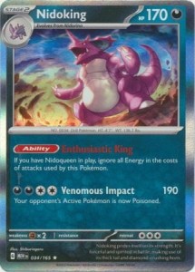 Pokemon 151 Nidoking - 034/165 - Holo Rare