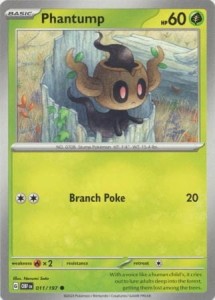 Phantump - 011/197 - Common - Pokemon