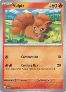 Vulpix - 028/197 - Common - Pokemon