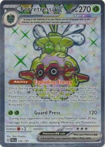Forretress ex - 230/193 - Full Art Secret Rare - Pokemon