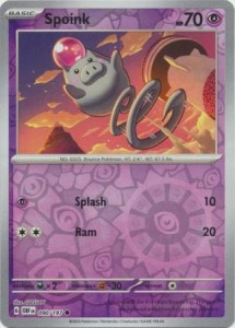Spoink - 090/197 - Common Reverse Holo Pokemon