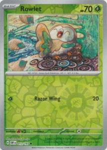 Rowlet - 013/197 - Common Reverse Holo Pokemon