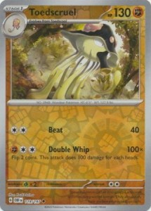 Toedscruel - 119/197 Uncommon Reverse Holo Pokemon