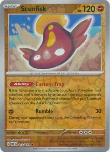 Stunfisk - 112/197 - Uncommon Reverse Holo Pokemon