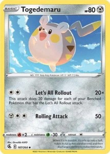 Togedemaru - 187/264 - Uncommon Pokemon