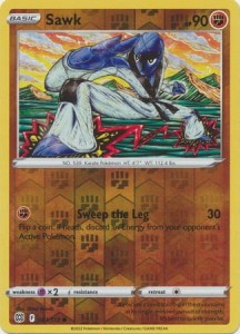 Sawk - 081/172 - Common Reverse Holo Pokemon