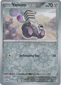 Varoom - 155/197 - Common - Reverse Holo Pokemon