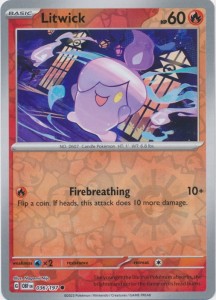 Litwick - 036/197 - Common - Reverse Holo Pokemon