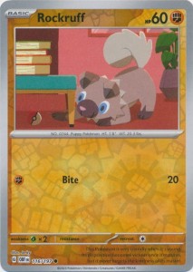 Rockruff - 116/197 - Common - Reverse Holo Pokemon