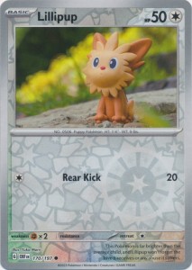 Lilipup - 170/197 - Common - Reverse Holo Pokemon