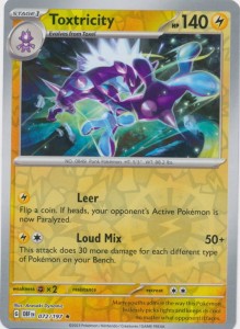 Toxtricity - 072/197 - Rare - Reverse Holo Pokemon