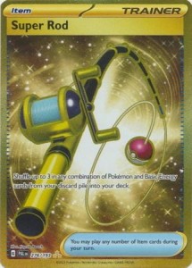 Super Rod - 276/193 - Gold Secret Rare - Pokemon