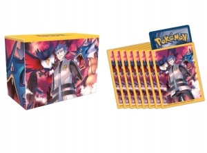 Pokemon TCG Cyrus Pudełko i koszulki na karty