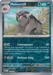 Mabosstiff - 143/193 - Reverse Holo Pokemon