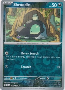 Shroodle - 144/193 - Common - Reverse Holo Pokemon