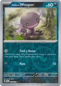 Paldean Wooper - 128/193 - Reverse Holo Pokemon