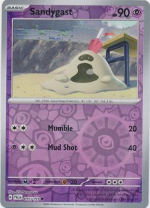 Sandygast - 095/193 - Common Reverse Holo Pokemon