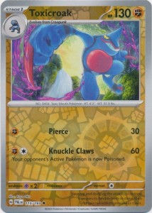 Toxicroak - 115/193 - Reverse Holo Pokemon