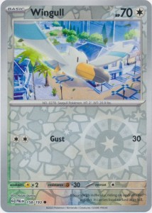 Wingull - 158/193 - Common - Reverse Holo Pokemon
