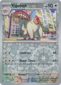 Vigoroth - 161/193 Uncommon - Reverse Holo Pokemon