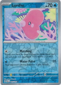 Luvdisc - 047/193 - Common - Reverse Holo Pokemon