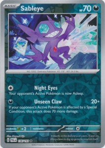 Sableye - 136/193 - Holo Rare Reverse Holo Pokemon