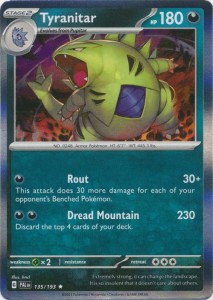 Tyranitar - 135/193 - Holo Rare Pokemon