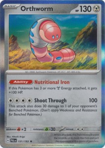 Orthworm - 151/193 - Holo Rare Pokemon