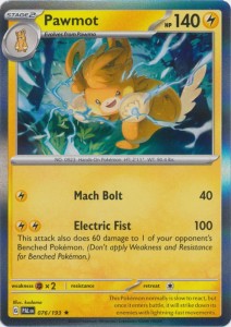 Pawmot - 076/193 - Holo Rare - Pokemon