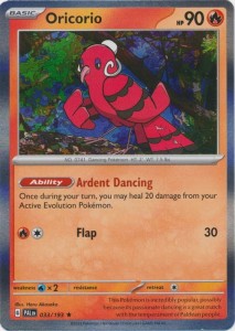 Oricorio - 033/193 - Holo Rare - Pokemon
