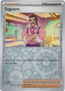 Saguaro - 187/193 - Reverse Holo - Pokemon