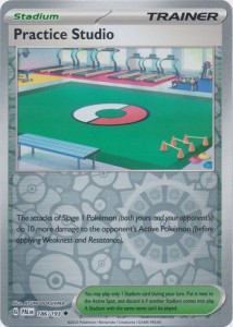 Practice Studio - 186/193 - Reverse Holo - Pokemon