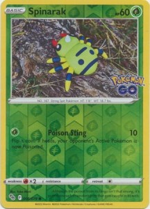 Spinarak - 006/078 - Reverse Holo Pokemon GO