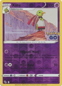 Xatu - 033/078 - Uncommon Reverse Holo Pokemon GO