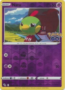 Natu - 032/078 - Common Reverse Holo Pokemon GO