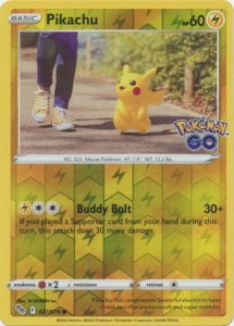 Pikachu - 027/078 - Reverse Holo - Pokemon GO